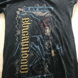 Black Widow T-Shirt, Avengers, Marvel Comics Gift